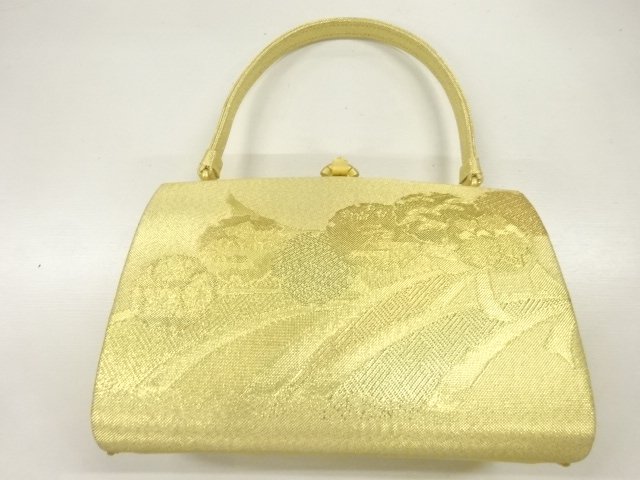 JAPANESE KIMONO / BAG / WOVEN FLOWER